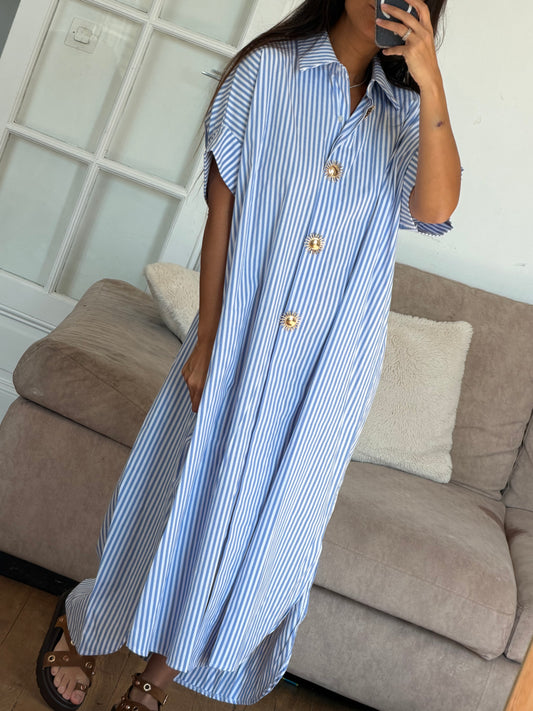 Robe soleil rayé