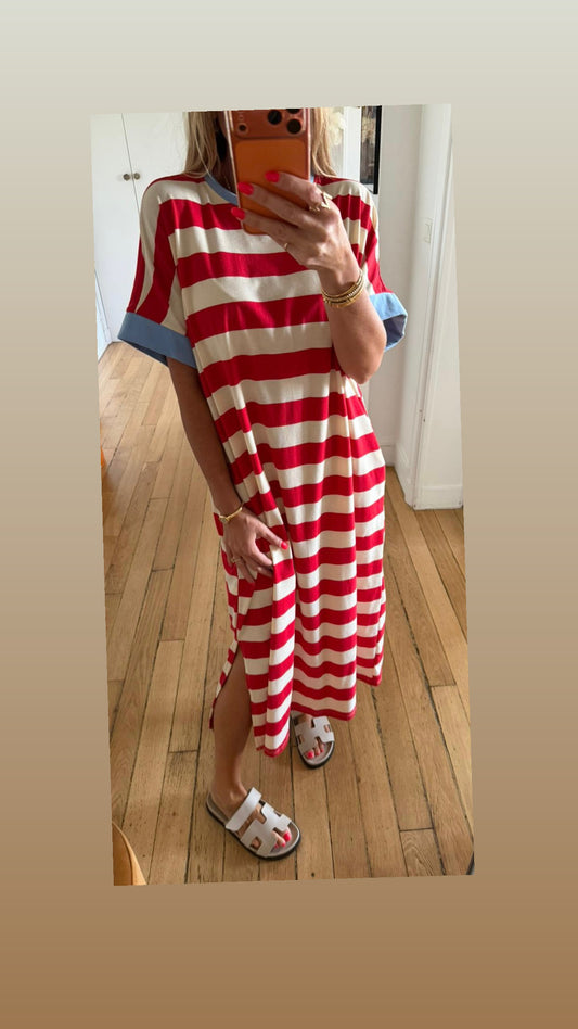 Robe rayée Sally