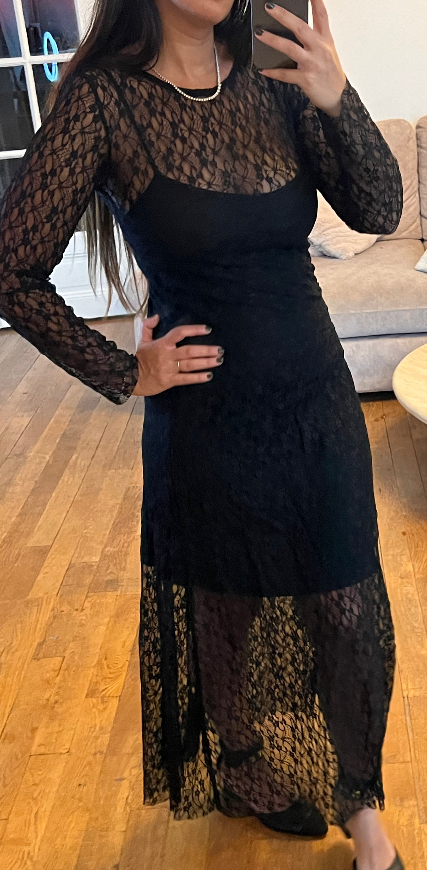 Doublure robe dentelle Gisele