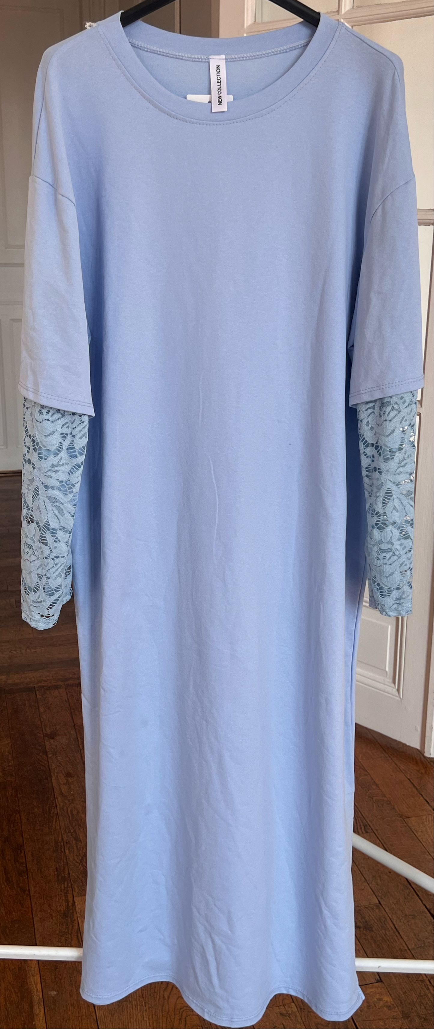 Robe manches dentelle Liora