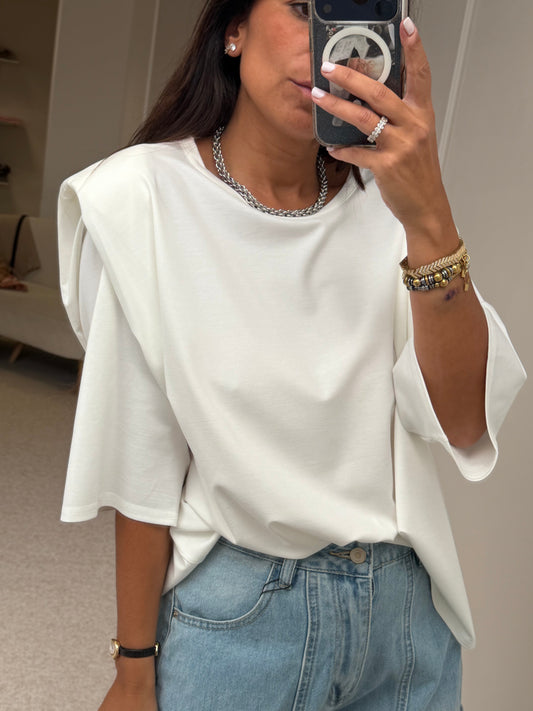 Top épaulette Cynthia