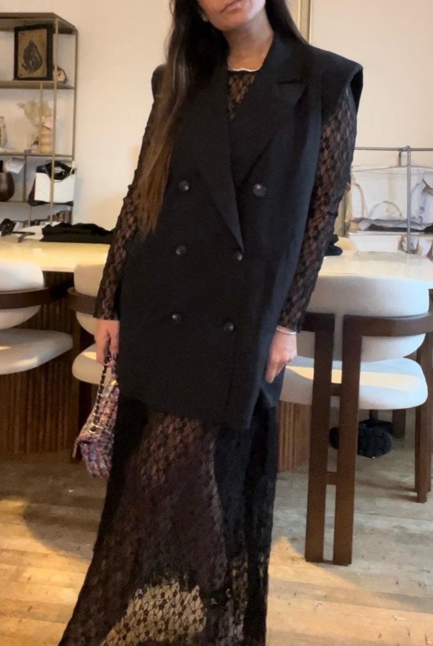 Doublure robe dentelle Gisele