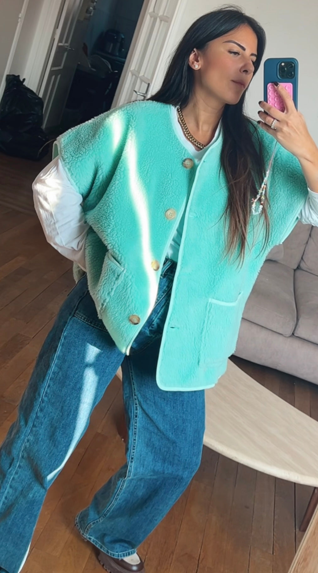 Veste moumoute BELLA