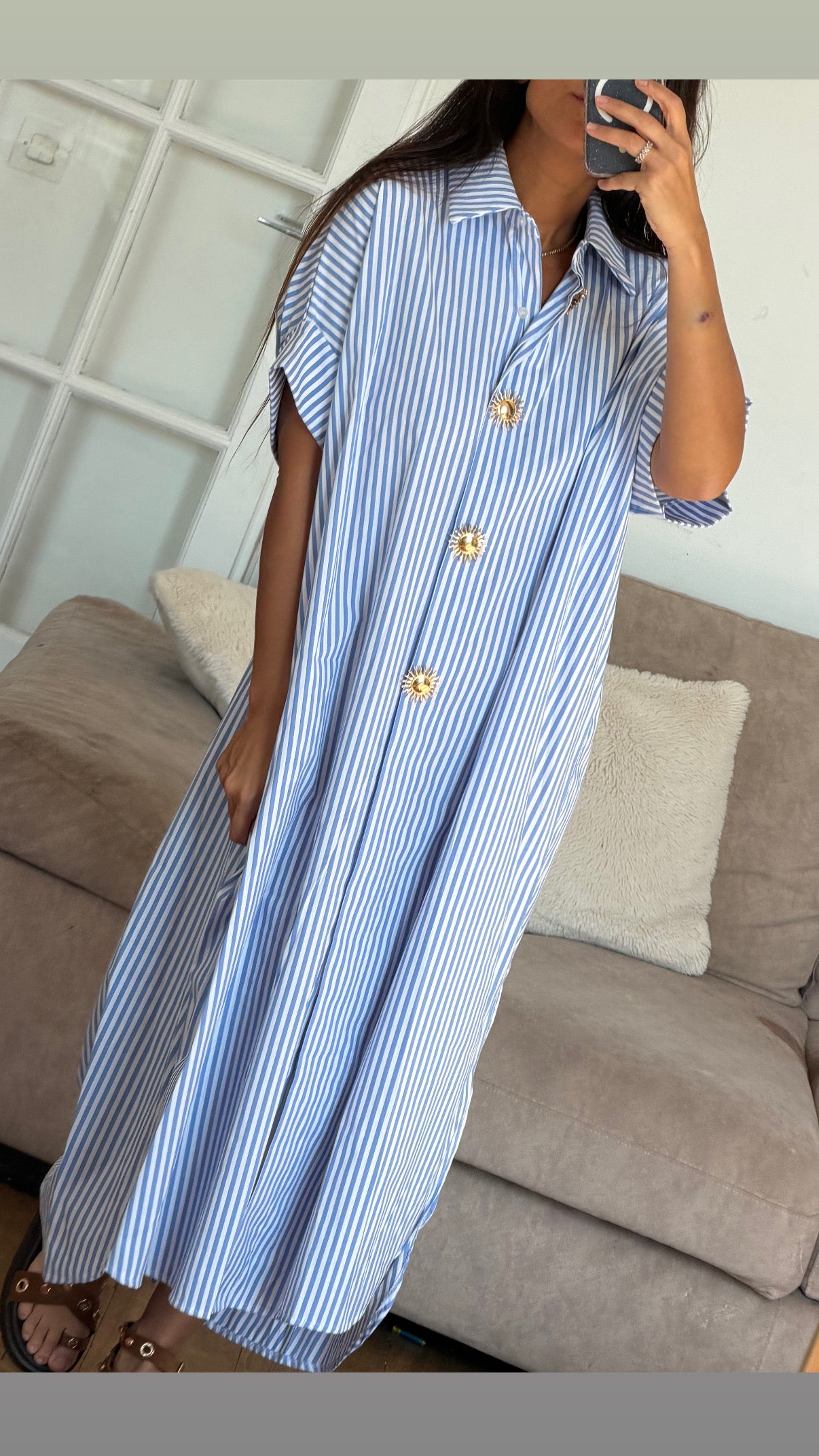 Robe soleil rayé