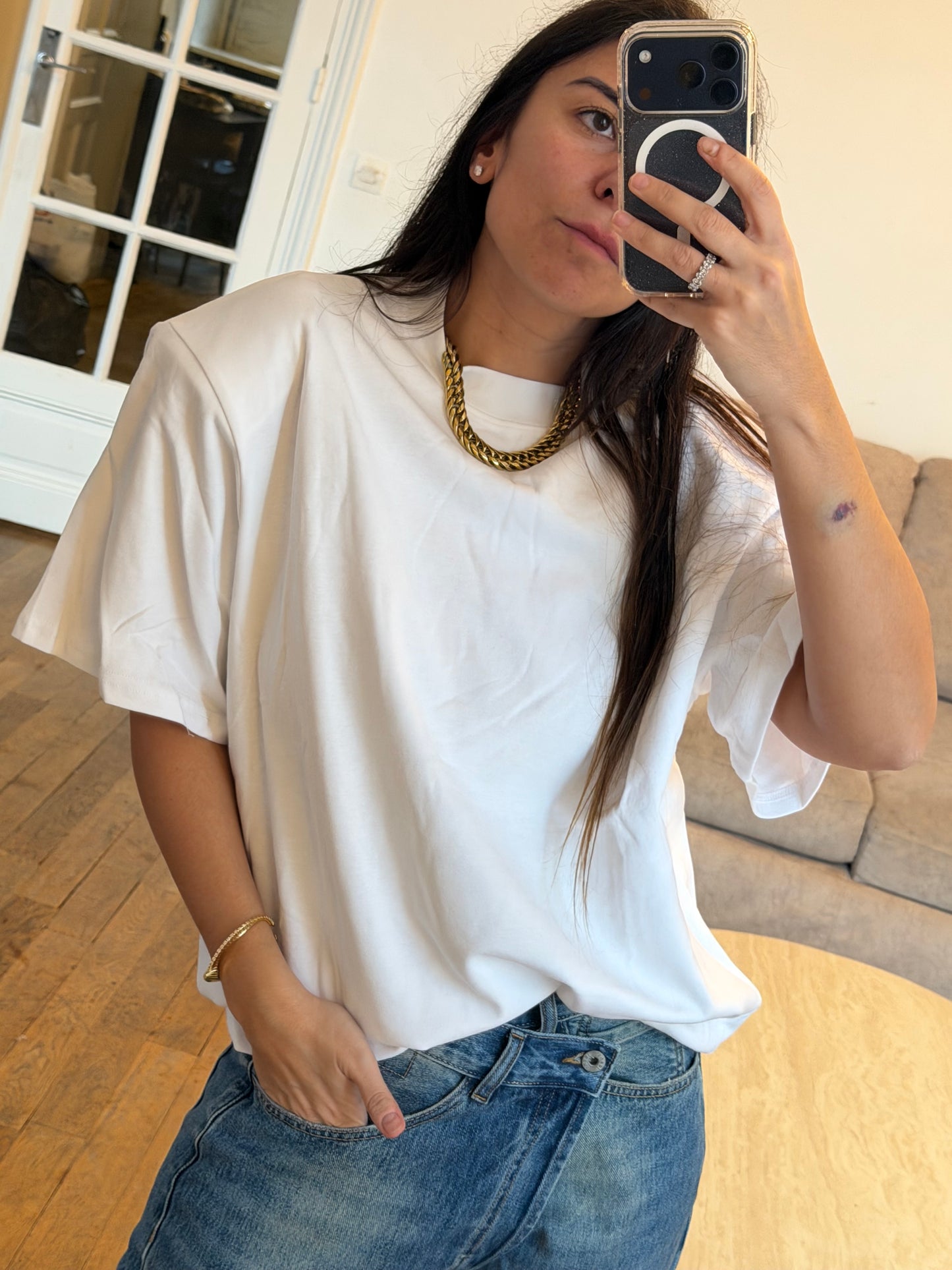 Top épaulette Leslie