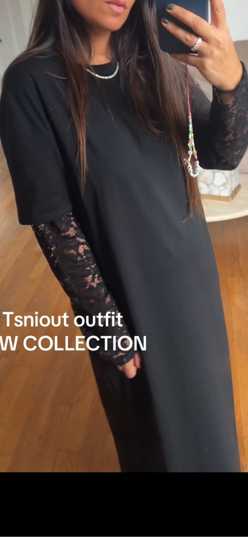 Robe manches dentelle Liora
