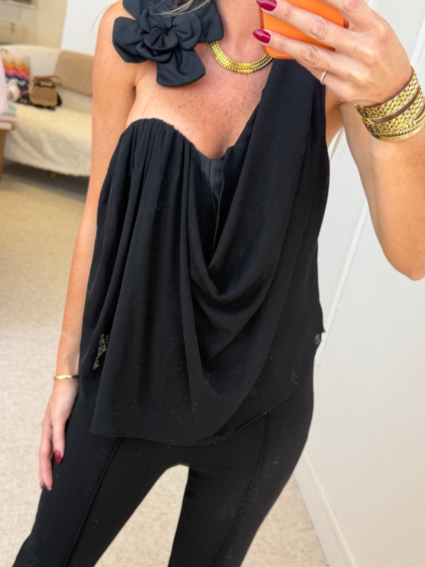 Top bustier Rosa