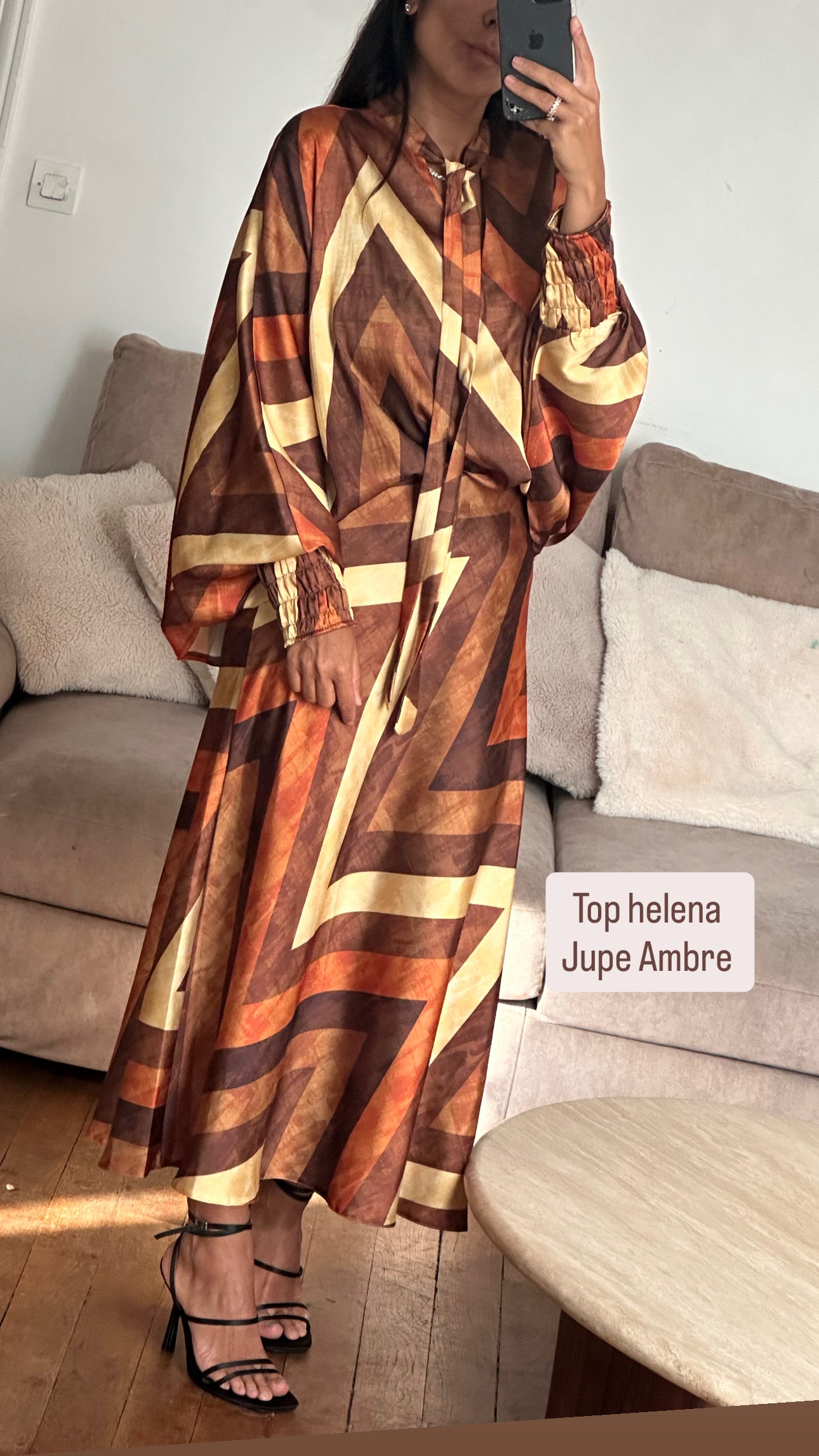 Ensemble top + jupe Laura