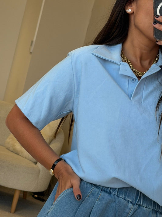 Polo épaulette Golf