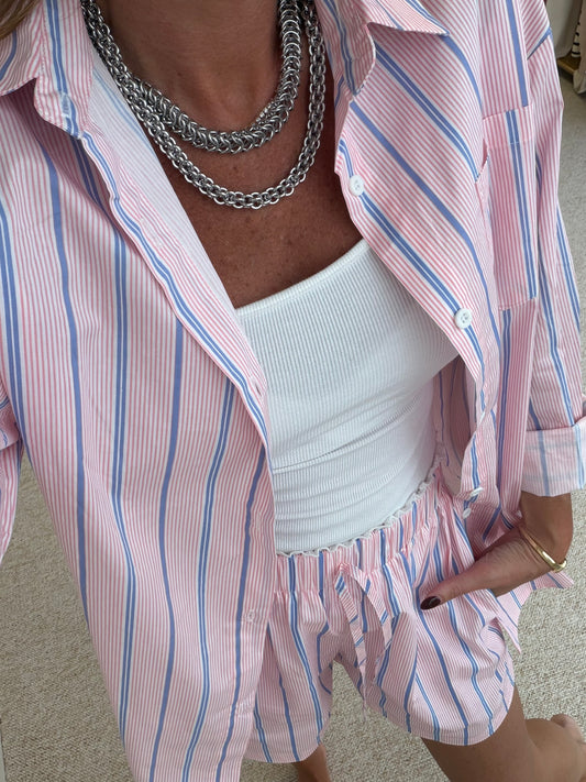 Collier argent Bobby