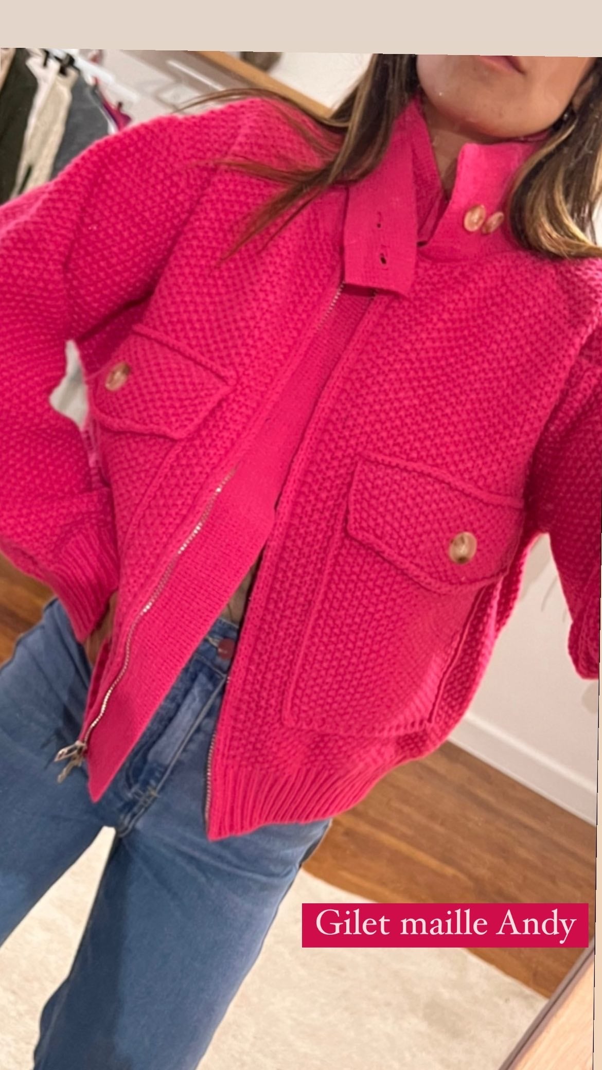 Gilet maille Andy