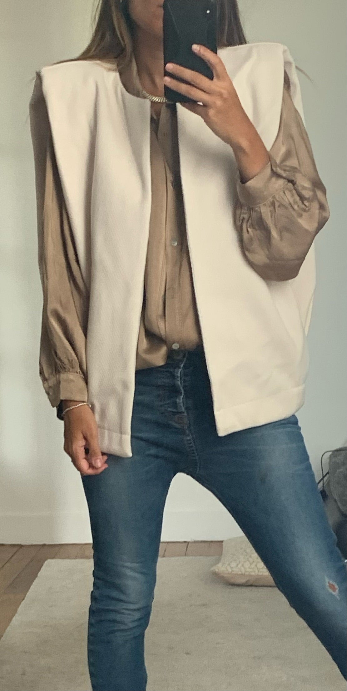 Veste epaulette sans manches